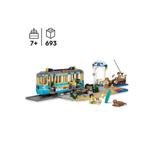 LEGO City Klassischer Beach Streetcar 60506 693 Teile