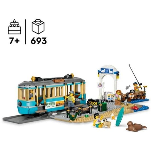 LEGO City Klassischer Beach Streetcar 60506 693 Teile