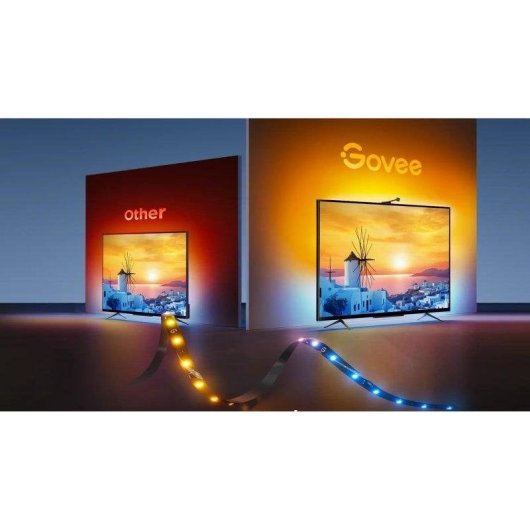 Pack Tira LED inteligente Govee H6098 RGBIC+W + Govee RGBWW Smart LED Bulb