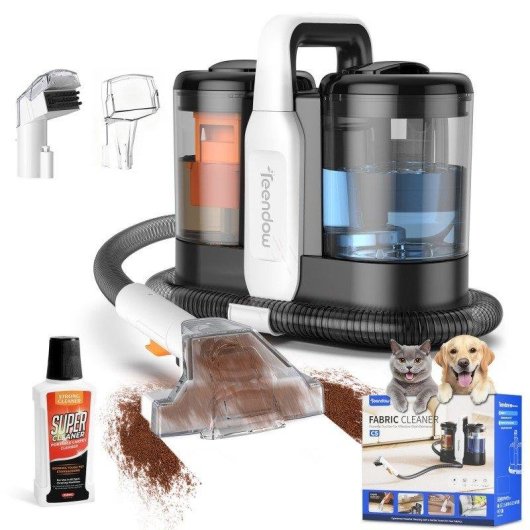 Aspirapolvere per Tessuti Teendow C5 450W con Tubo Autopulente 1500 ml