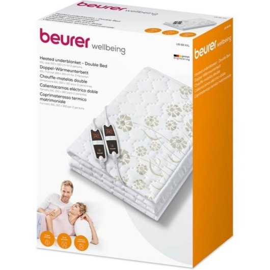 Manta Elétrica Beurer UB 68 XXL 120W 4 Níveis de Temperatura