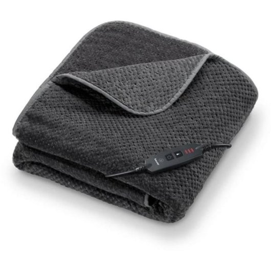 Manta eléctrica Beurer HD 65 1300x1800 mm gris oscuro