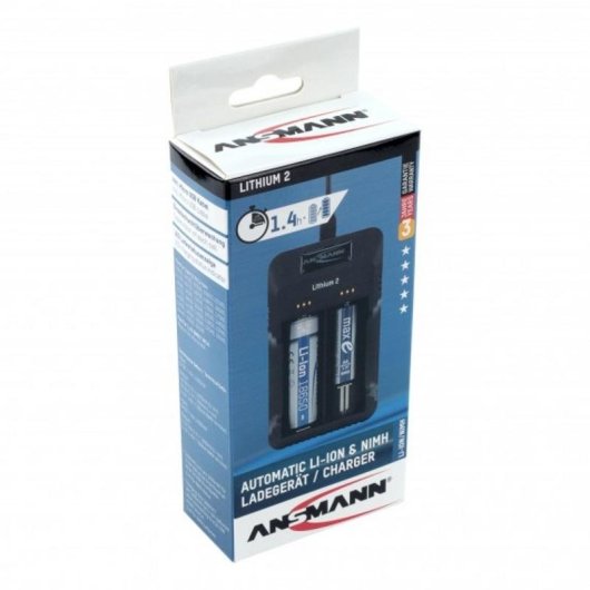 Caricabatterie USB Ansmann 1001-0050 per Pile AA/AAA Li-Ion/NiMH