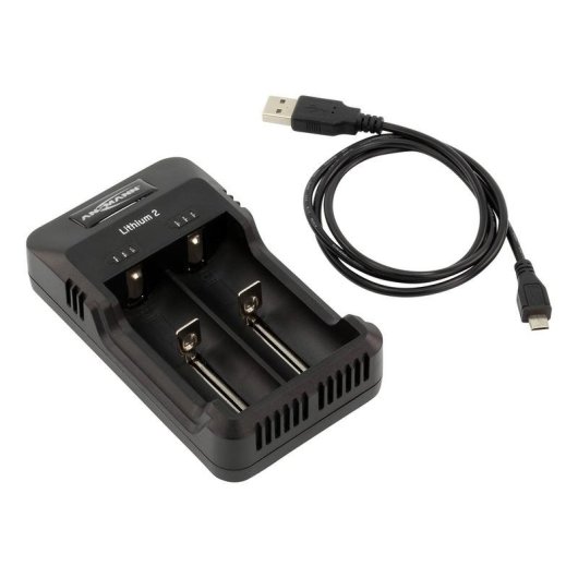 Caricabatterie USB Ansmann 1001-0050 per Pile AA/AAA Li-Ion/NiMH