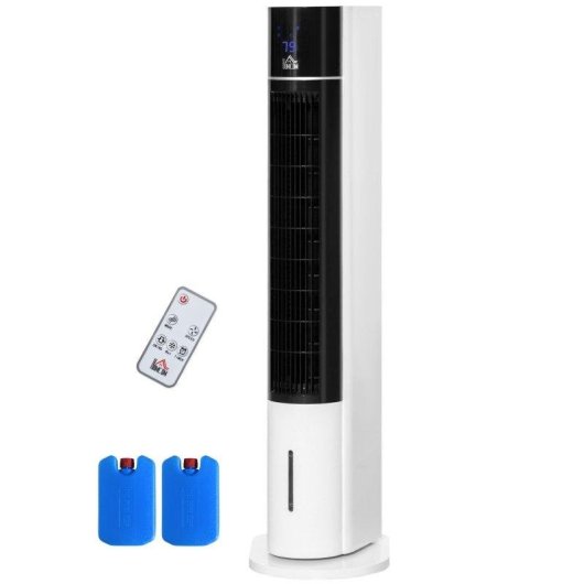 Ventilador Torre Welltin T1008-01-01369 60W 3 Velocidades Sin Aspas Humidificador con Mando