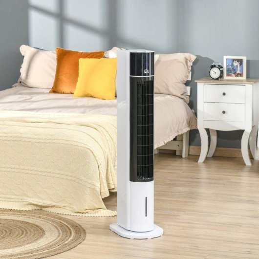 Ventilador Torre Welltin T1008-01-01369 60W 3 Velocidades Sin Aspas Humidificador con Mando