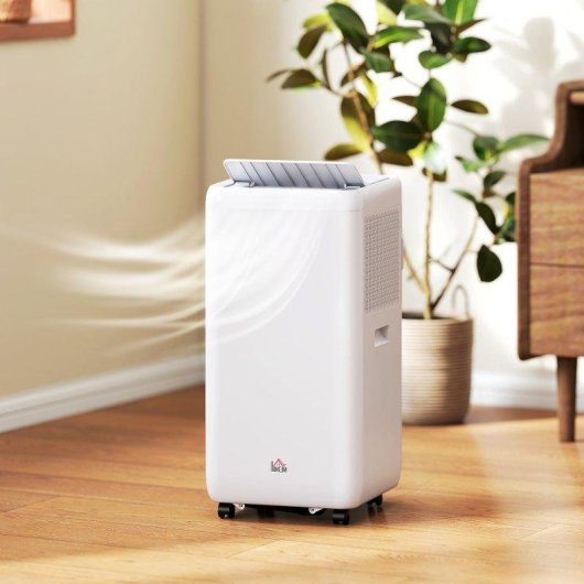 Aire Acondicionado Portátil Welltin 12000 BTU 3,5 kW 2 Velocidades Temporizador Mando a Distancia