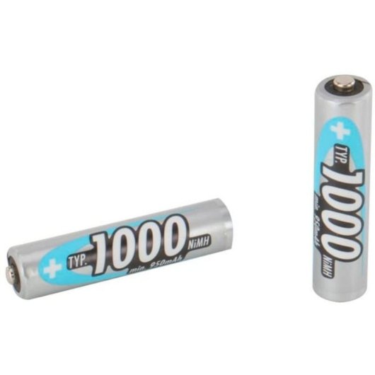 Pilas recargables Ansmann AAA NiMH 1,2V 1000 mAh Pack 4 unidades