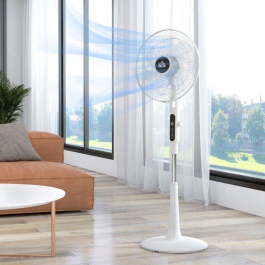 Standventilator Welltin 40W 28 Stufen Oszillierend Fernbedienung Timer