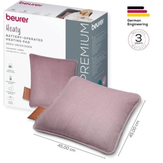 Almohadilla térmica Beurer HK 77 Heaty con batería de iones de litio