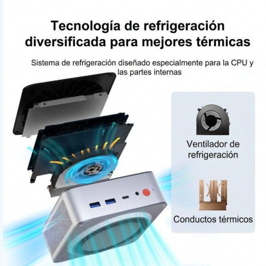 Mini PC Ninkear M8 AMD Ryzen 7 8745HS 16GB 1TB SSD Radeon 780M Windows 11 Pro