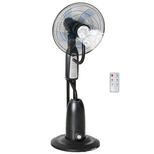 Ventilador de Pie Welltin T1008-01-03074 90W 3 Velocidades Nebulizador Oscilante con Mando
