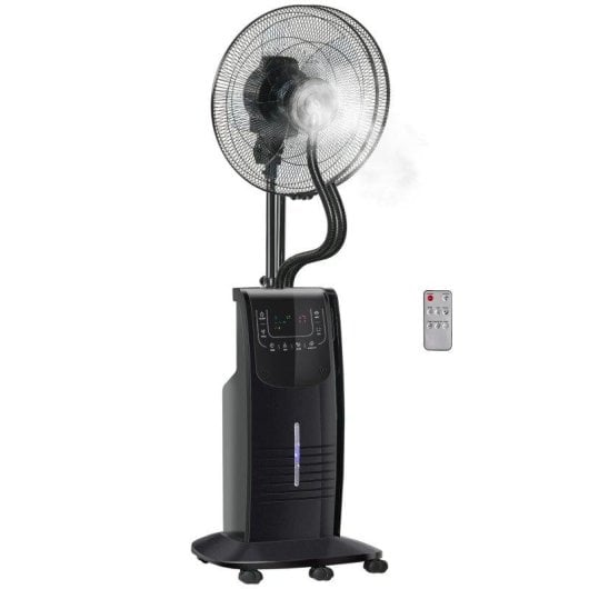 Standventilator mit Vernebler Welltin T1008-01-02114 90W 5 Flügel 3 Stufen Fernbedienung Ionisator