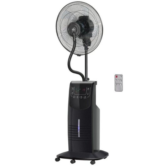 Standventilator mit Vernebler Welltin T1008-01-02114 90W 5 Flügel 3 Stufen Fernbedienung Ionisator