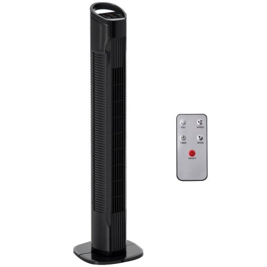 Turmventilator Welltin T1008-01-03075 50W 3 Stufen Fernbedienung Timer LED
