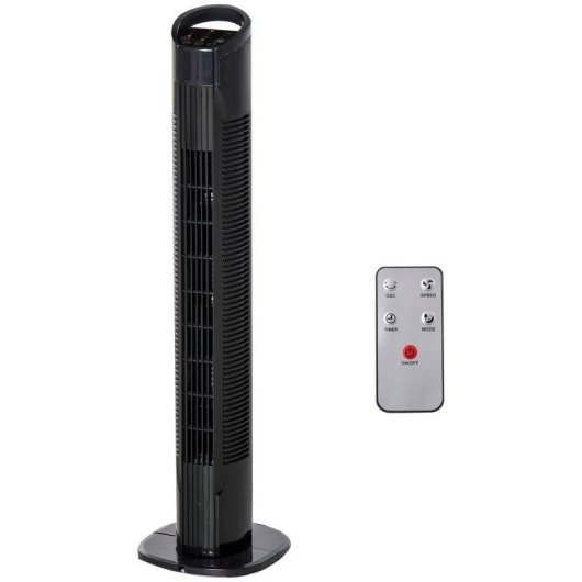 Turmventilator Welltin T1008-01-03075 50W 3 Stufen Fernbedienung Timer LED