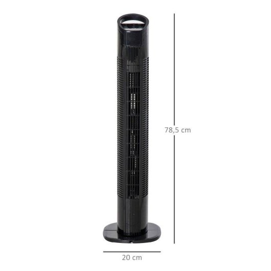 Turmventilator Welltin T1008-01-03075 50W 3 Stufen Fernbedienung Timer LED