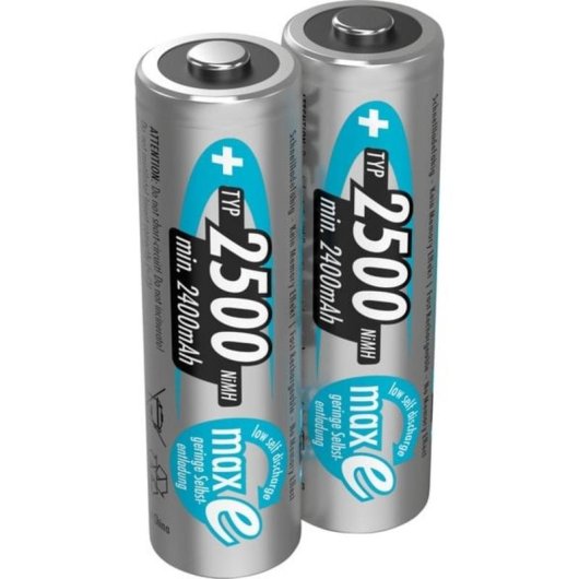 Ansmann AA Akku 2500 mAh NiMH 2er Pack