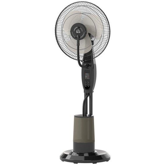 Ventilador de Pie Nebulizador Welltin 3 Velocidades 3 Modos Temporizador Depósito 3,2L con Mando