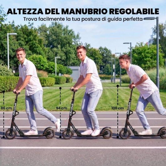 Patinete elétrico Welltin dobrável 120W para crianças 7-12 anos Freio e descanso