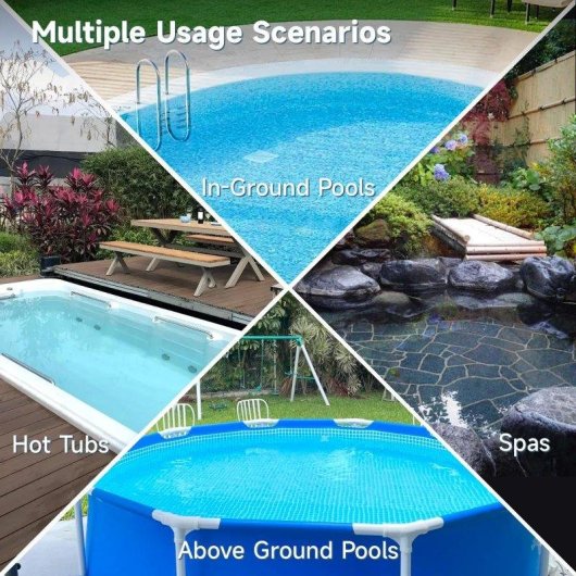 Aspirador de Piscina Sem Fios Welltin YM-S1-03 16kPa 60min