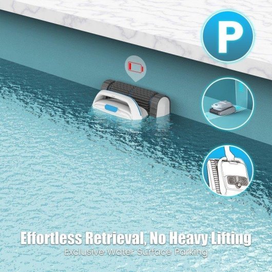 Robot nettoyeur de piscine Aiper PC200 Lite 8000 GPH 300m² Blanc