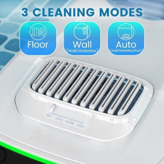 Robot Nettoyant Piscines Welltin PC10 45000Pa 3 Modes 120min 170m²