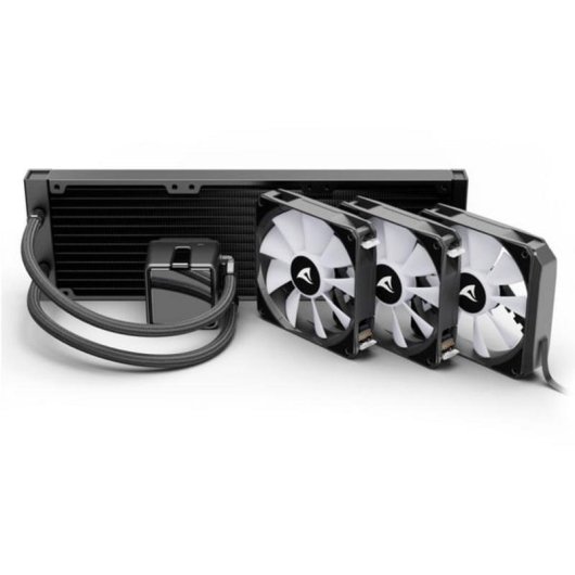 Refrigeración líquida Sharkoon S100 ARGB 360 mm 3 ventiladores RGB direccionables