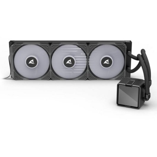 Refrigeración líquida Sharkoon S100 ARGB 360 mm 3 ventiladores RGB direccionables