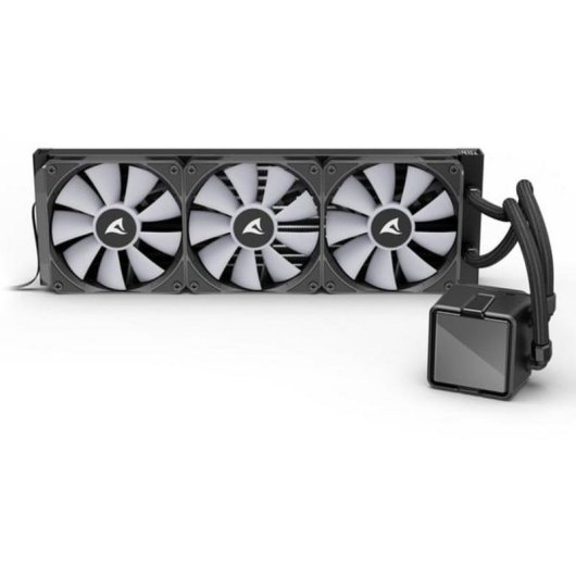 Refrigeración líquida Sharkoon S100 ARGB 360 mm 3 ventiladores RGB direccionables