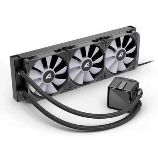 Refrigeración líquida Sharkoon S100 ARGB 360 mm 3 ventiladores RGB direccionables