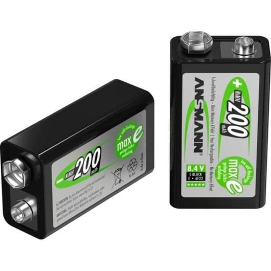 Wiederaufladbare Ansmann maxE Batterie 200mAh E-Block 8.4V