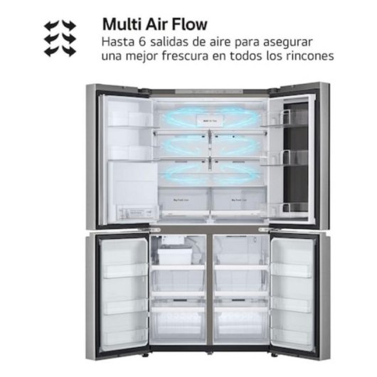 Frigorífico Americano LG GMK960PY2E Total No Frost 179cm 646L E Inox WiFi