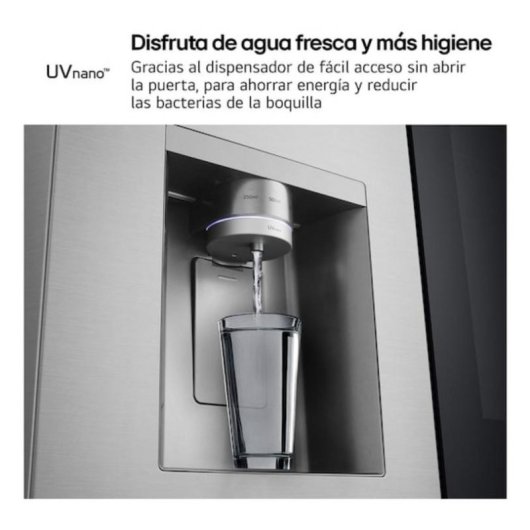Frigorífico Americano LG GMK960PY2E Total No Frost 179cm 646L E Inox WiFi