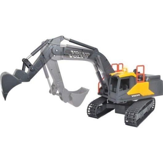 Escavadora RC Dickie Volvo 2.4 GHz 60 cm com Comando por Rádio