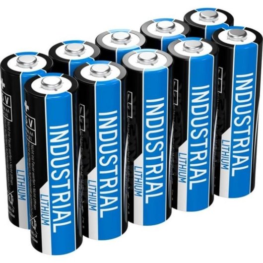 Pila AA Ansmann Litio 1,5V Confezione da 10