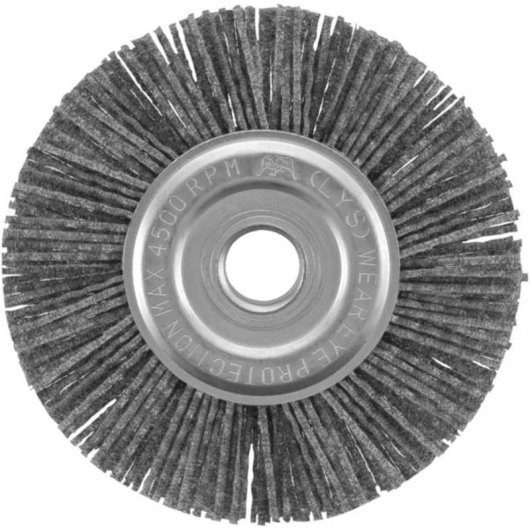 Brosse en Nylon Ryobi RAC818 115 mm pour Nettoyage de Jardin