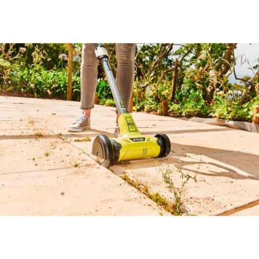 Brosse en Nylon Ryobi RAC818 115 mm pour Nettoyage de Jardin