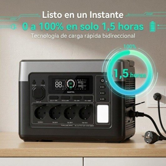 Energie-Station Oukitel P1500 Plus 1536Wh 13 Anschlüsse LiFePO4 Schnellladung