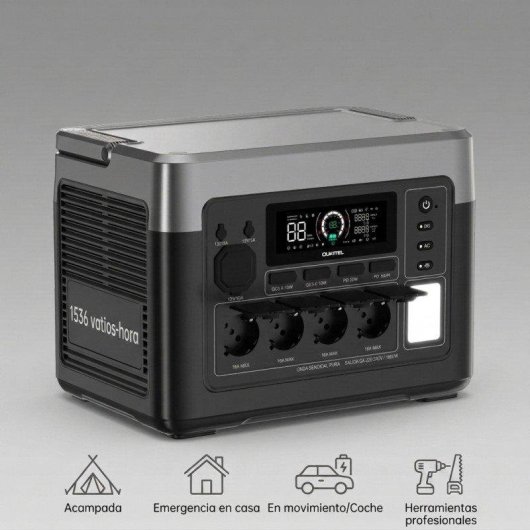 Energie-Station Oukitel P1500 Plus 1536Wh 13 Anschlüsse LiFePO4 Schnellladung