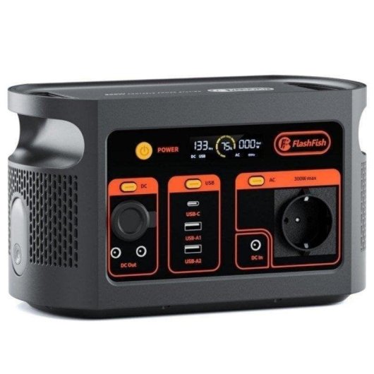 Stazione di energia Welltin E103 179,2Wh 8 porte AC, USB, DC Batteria LiFePO4 Ricarica rapida solare