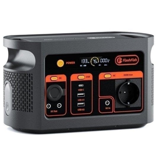Energie-Station Welltin E103 179,2Wh 8 poorten AC, USB, DC LiFePO4 batterij Snelladen