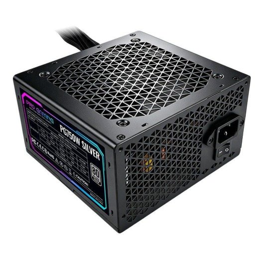 Fuente de Alimentación ProGaming PG750W 750W Certificação 80 Plus Silver Silenciosa