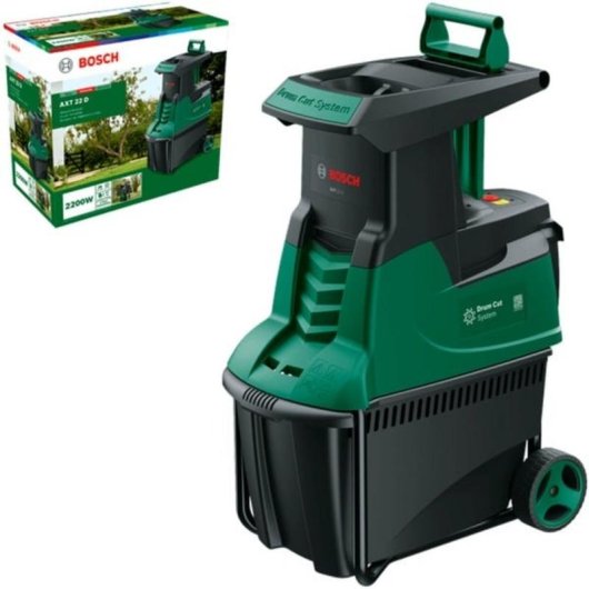 Trituradora Bosch AXT 22 D Silent 2200W 38mm Rodillo
