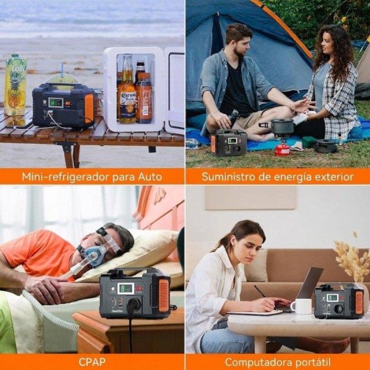 Energie-Station Welltin E200 151Wh 2 AC-Anschlüsse, 2 USB QC3.0 Li-ion Akku Solarpanel 60W