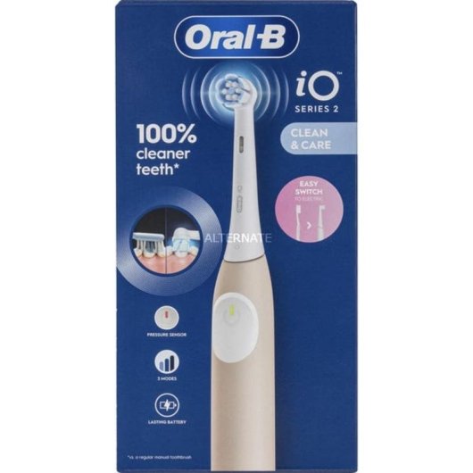 Escova de Dentes Elétrica Oral-B iO Série 2 Calm Pink 3 Modos Sensor Pressão Temporizador