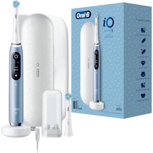 Cepillo de dientes eléctrico Oscilante Rotativo Braun Oral-B iO Series 9 7 Modos Sensor presión Bluetooth