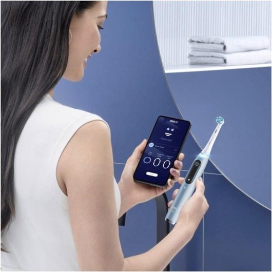Cepillo de dientes eléctrico Oscilante Rotativo Braun Oral-B iO Series 9 7 Modos Sensor presión Bluetooth