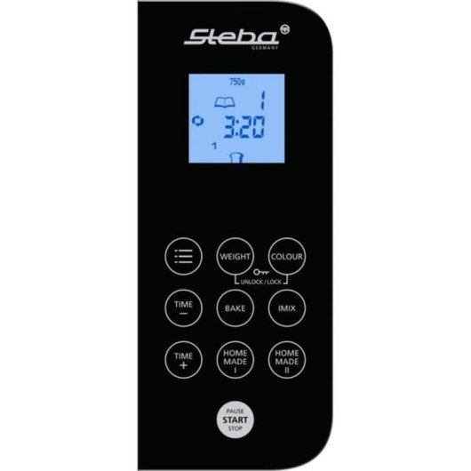 Panificadora Steba BM 2 600W 17 Programas 500-1000g Negro