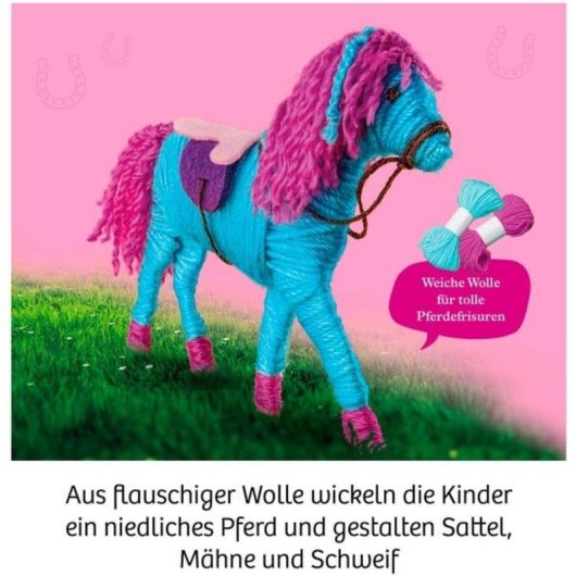 Kit de Manu KOSMOS Traumpferd Création Cheval Enveloppé en Laine